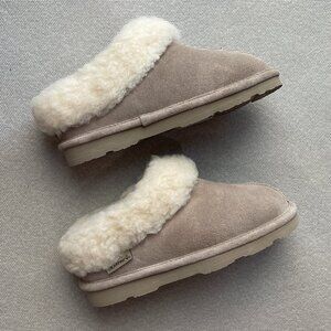 BearPaw brown kids slippers - nwot size 13